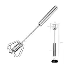 Stainless Steel Semi-Automatic Hand Whisk 10/12/14 Inch
