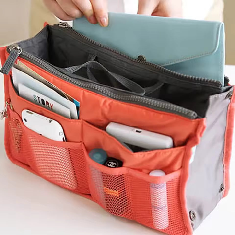 Large Capacity Multifunctional Nécessaire – Dual Zipper Travel Bag