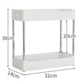 Premium Bathroom Countertop Organizer – Elevated Shelf for Shampoo, Creams & Essentials