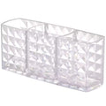 Diamond Pattern Mirror Cabinet – Cosmetic & Lipstick Organizer for Bathroom