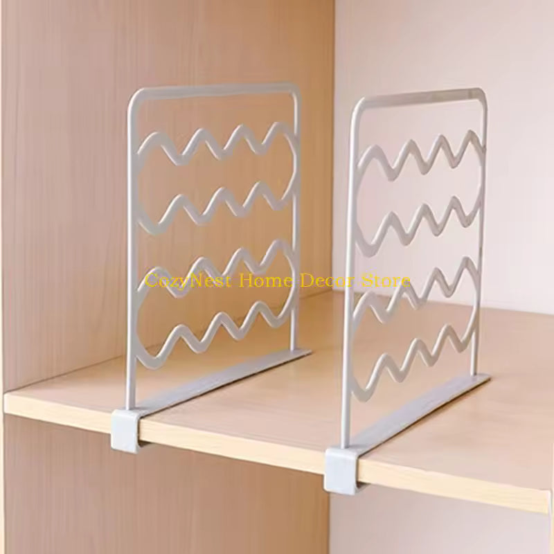 92MF Adjustable Shelf Dividers – Multifunctional Closet & Storage Organizer for Bedroom, Kitchen & Office