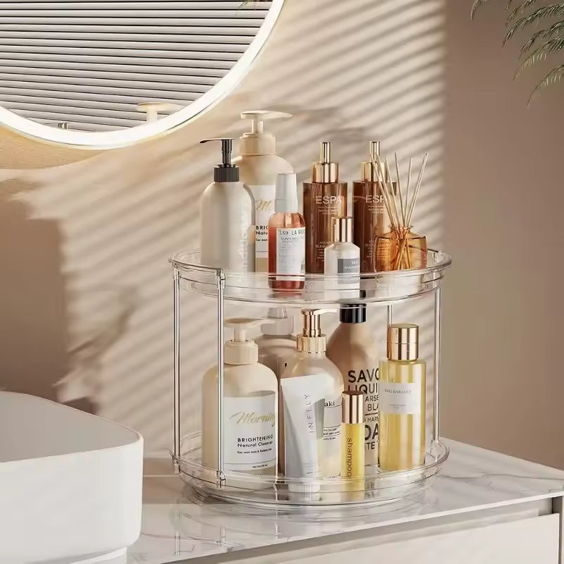 Premium Bamboo Kitchen Organizer – Minimalist Multi-Compartment Rack for Spices, Oils & Sauces