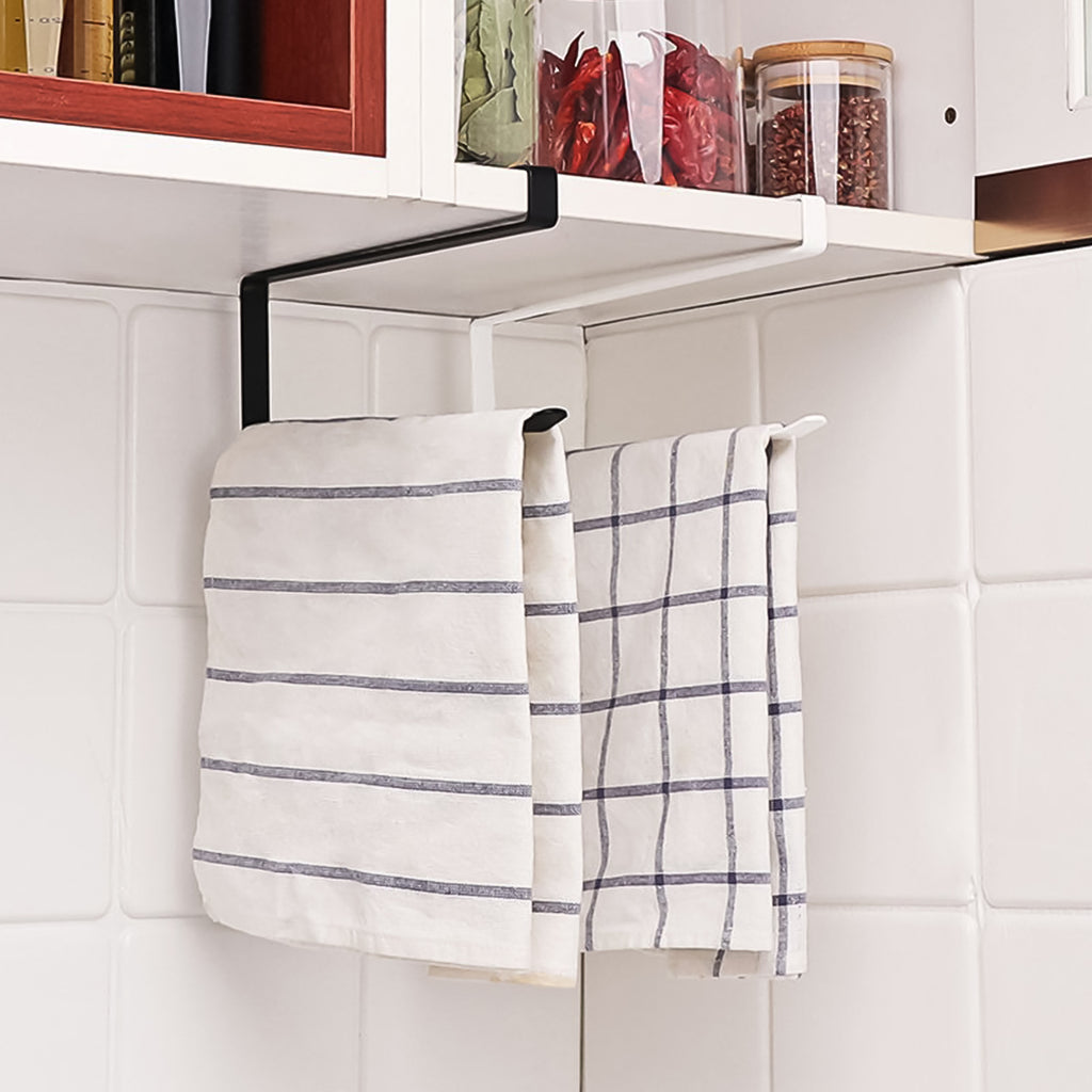 No-Drill Paper Towel Holder – Adhesive Wall-Mounted Roll Dispenser & Cabinet Organizer for Kitchen