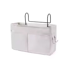 Bedside Hanging Storage Basket – Bed Headboard Organizer for Bedroom Essentials