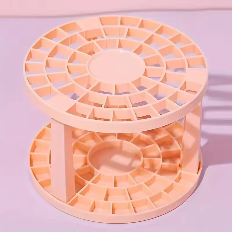 360° Rotating Makeup Organizer – Brush Holder, Lipstick & Jewelry Storage