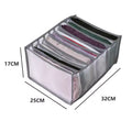 7-Compartment Clothing Organizer – Jeans, Pants & Socks Storage Box