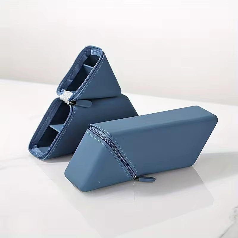 Elegant Silicone Pen Holder – Foldable Desk Organizer for Office & Study
