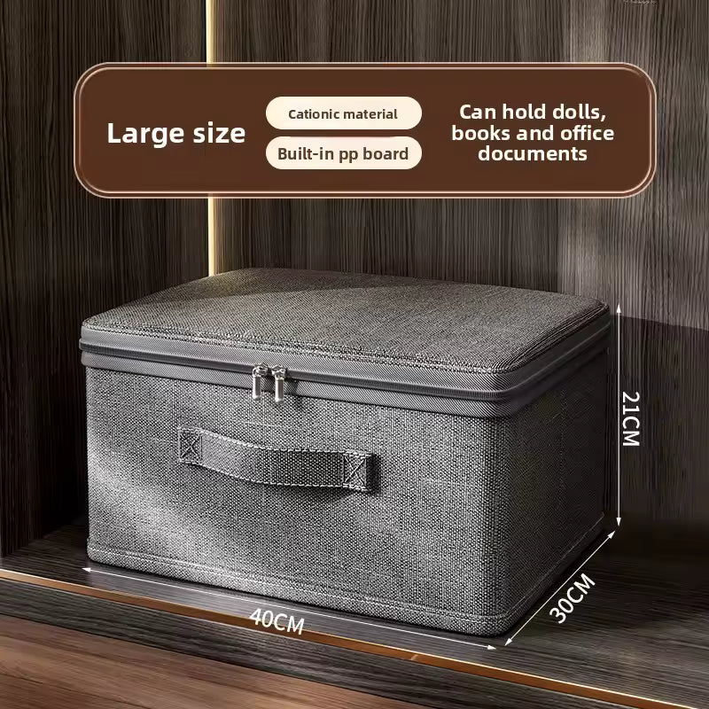 Stackable Waterproof Storage Boxes – Multipurpose Organizer Bins for Closet, Bedroom & Office