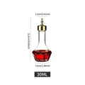 Vintage Glass Bitters Bottle with Stainless Steel Pourer | 30ml & 50ml – Bar & Cocktail Accessory