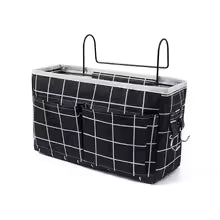 Bedside Hanging Storage Basket – Bed Headboard Organizer for Bedroom Essentials