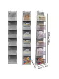Hanging Door Organizer – Foldable 4/6-Tier Storage Rack for Hair Accessories, Snacks, Toys & Clothes