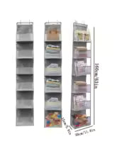 Hanging Door Organizer – Foldable 4/6-Tier Storage Rack for Hair Accessories, Snacks, Toys & Clothes