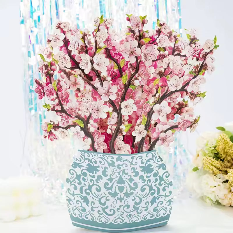 Handmade 3D Floral Greeting Cards – Elegant Pop-Up Cards for Weddings, Birthdays & Special Occasions