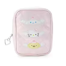 Sanrio Dream Angel Pink Diamond Storage Bag – Kuromi, My Melody & Hello Kitty Embroidered Organizer Pouch