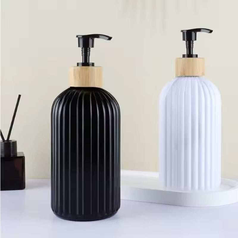 Leak-Proof Travel Soap Dispenser Bottle – Refillable PET Plastic Container for Shampoo, Body Wash & Lotion
