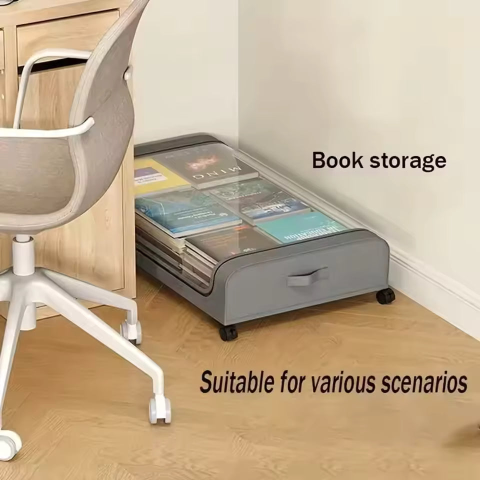 Rolling Under Bed Storage Box – Clothes & Blankets