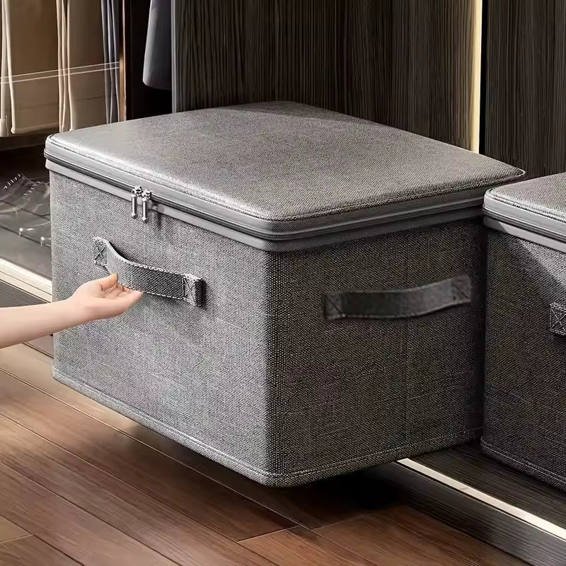 Stackable Waterproof Storage Boxes – Multipurpose Organizer Bins for Closet, Bedroom & Office