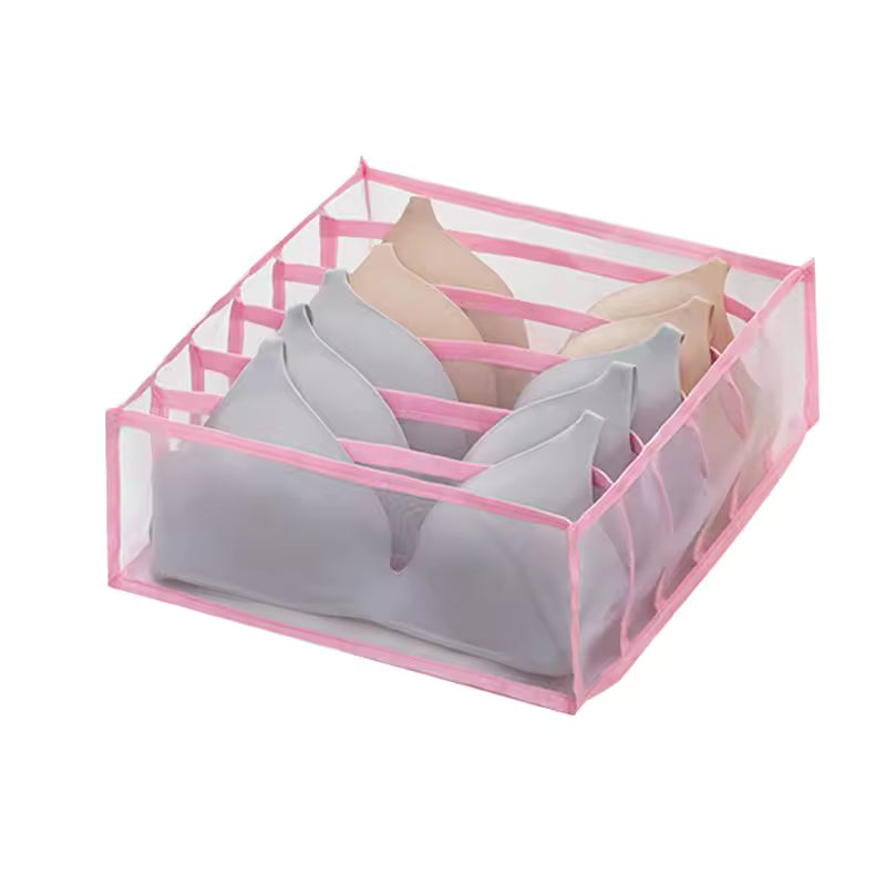 7-Compartment Clothing Organizer – Jeans, Pants & Socks Storage Box