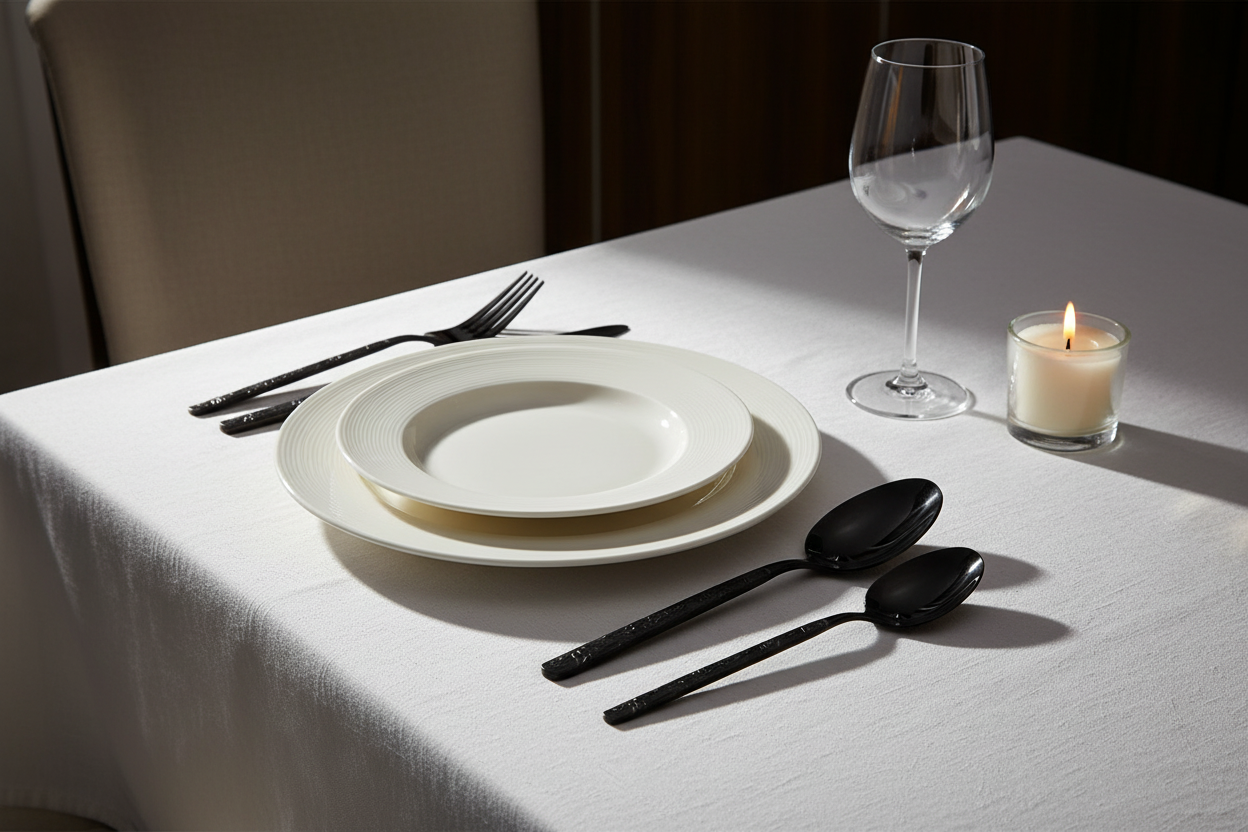 Black Cutlery Set - Mesa Posta