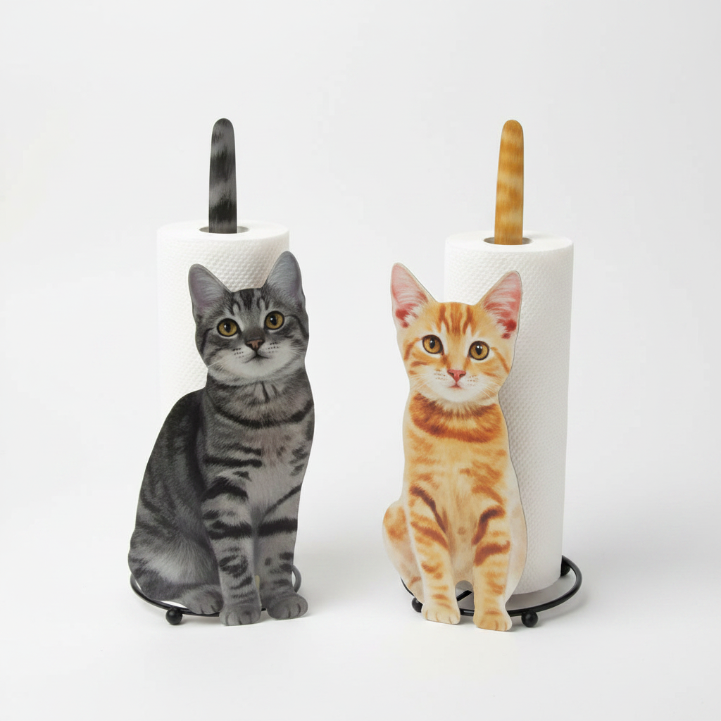 Cat Toilet Paper Holder – Clean Version