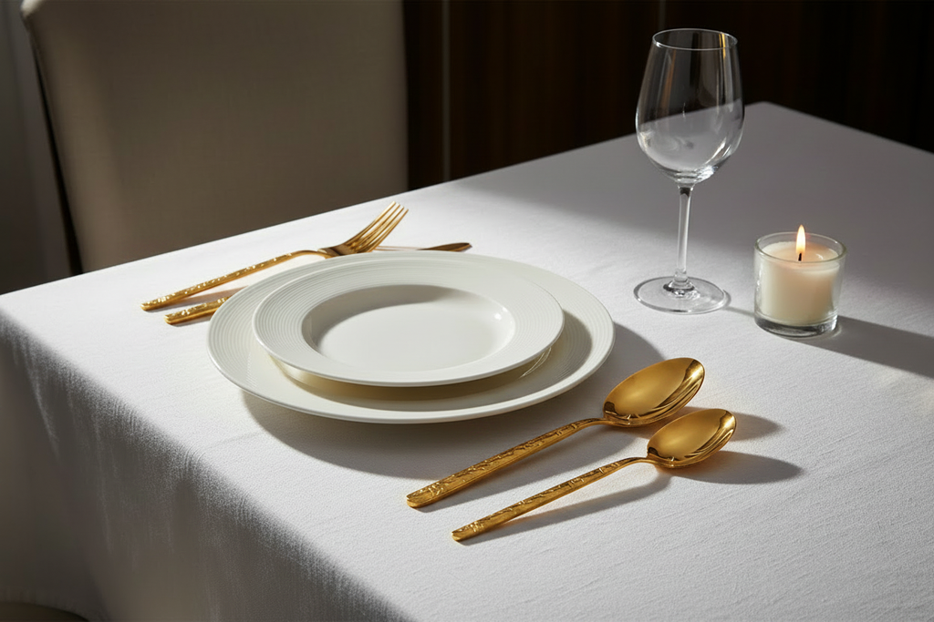Gold Cutlery Set - Mesa Posta