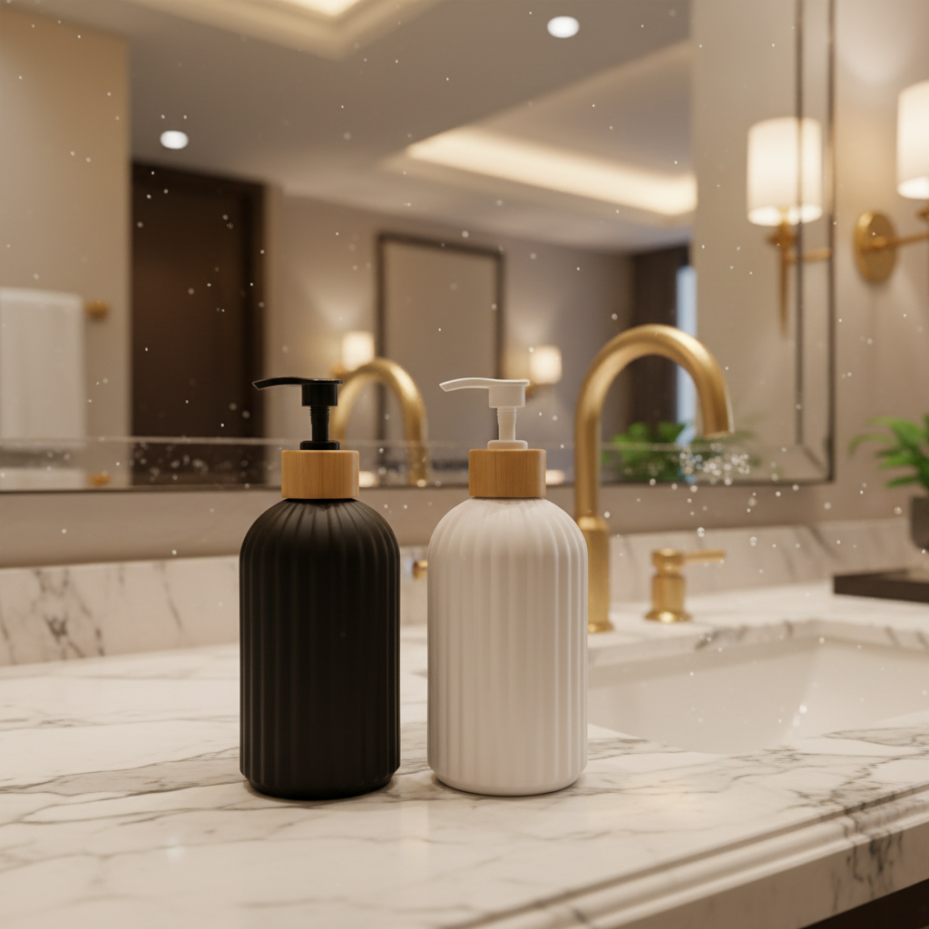Luxury hotel bathroom