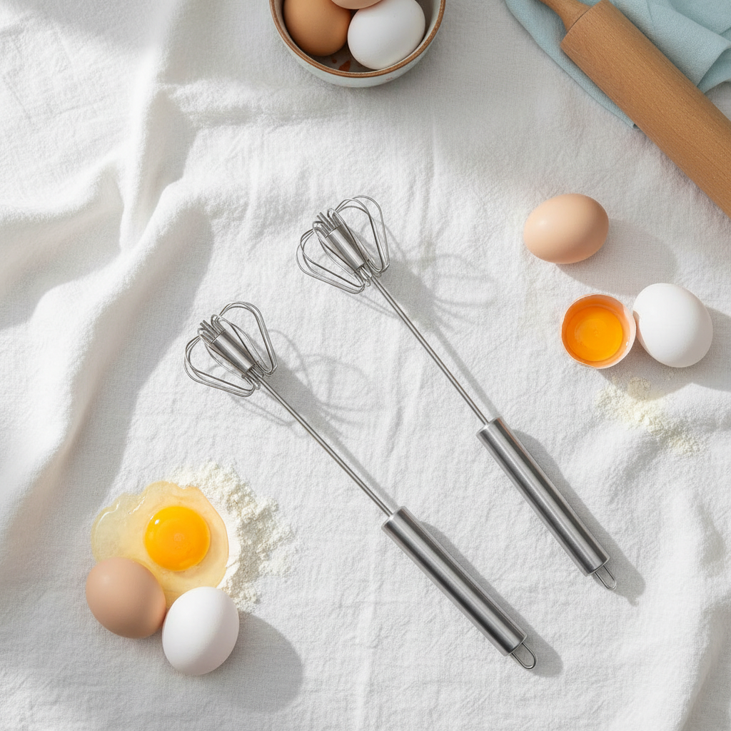 Whisk flat lay